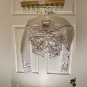 white urban outfitters button up top